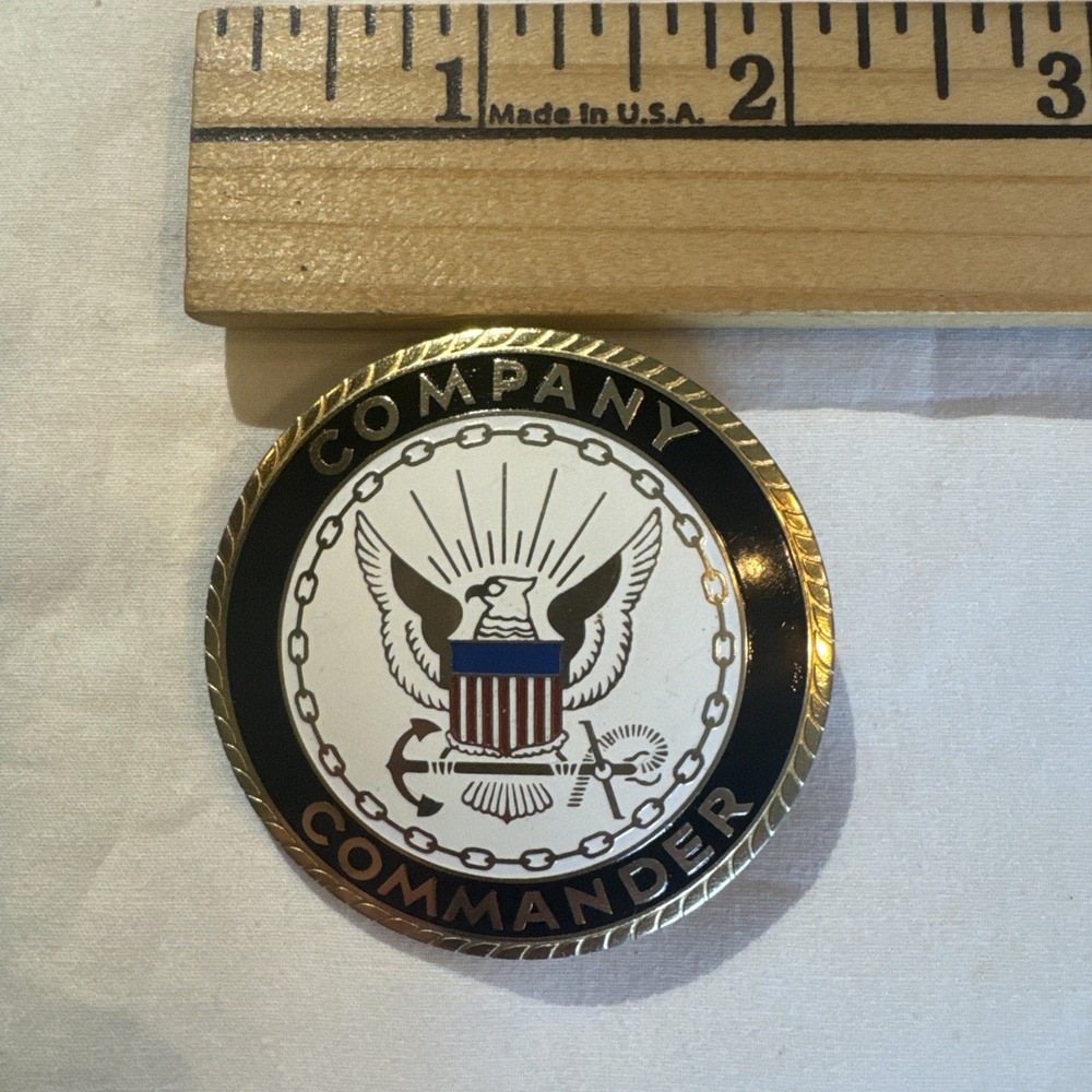 U.S. Navy Recruit Division Commander (RDC) Metal Identification Badge